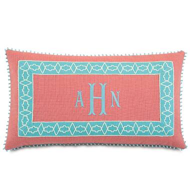 Monogram best sale lumbar pillow